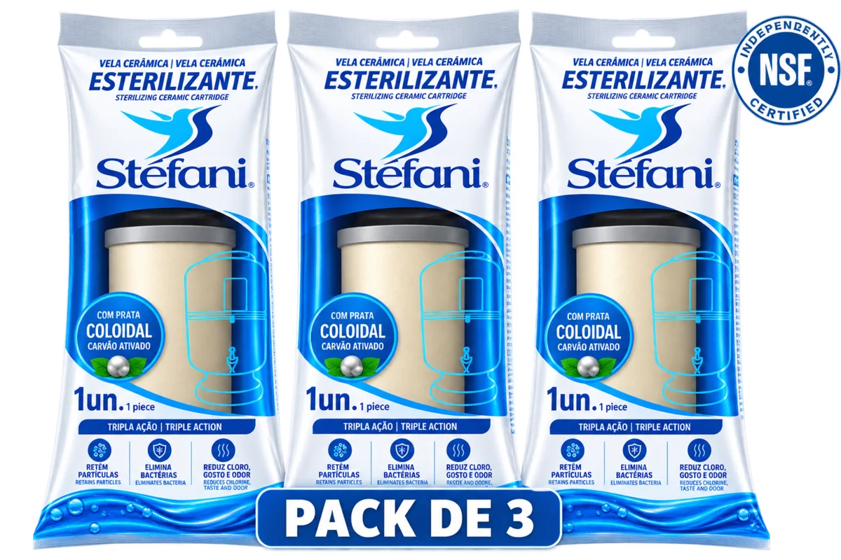 Pack de 3 cartouches filtrantes Stefani