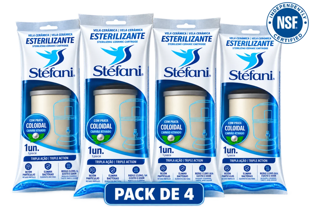 Pack de 4 cartouches filtrantes Stefani