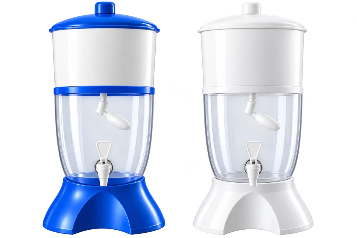 Fontaines Stefani Flex bleue et blanche